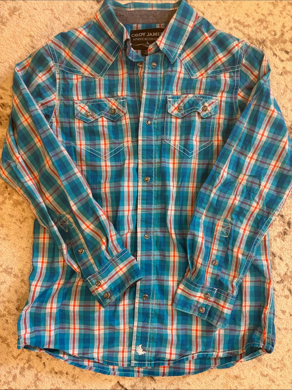Boys Cody James Plaid Button-Down Shirt